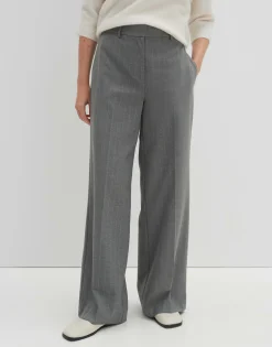 Damen OPUS Hosen^Anzughose Catsby Stripe Grau Online Bestellen
