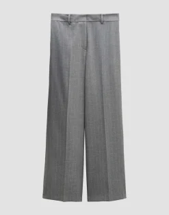 Damen OPUS Hosen^Anzughose Catsby Stripe Grau Online Bestellen