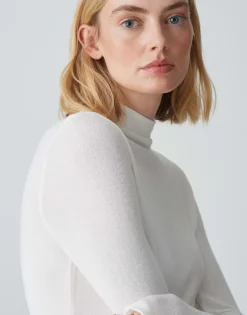 Damen OPUS Basics | Shirts^Basicshirt Sasemin Weiß Online Bestellen