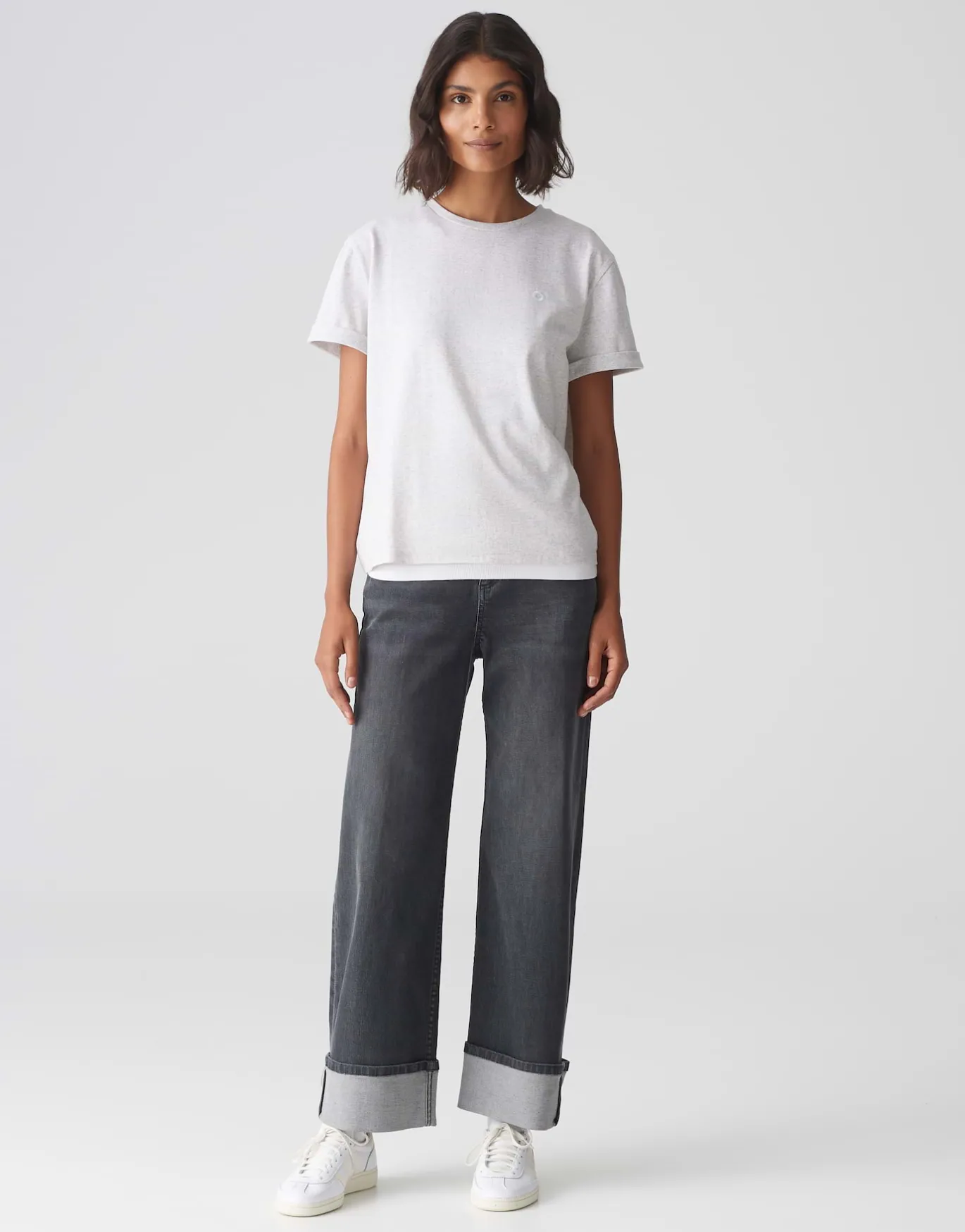 Damen OPUS Basics | Shirts^Basicshirt Serox Grau Online Bestellen
