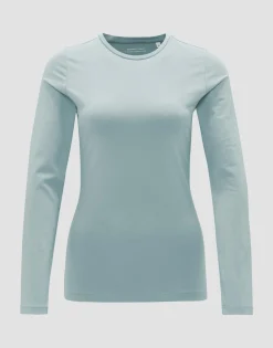 Damen OPUS Basics | Shirts^Basicshirt Smilla Blau Online Bestellen