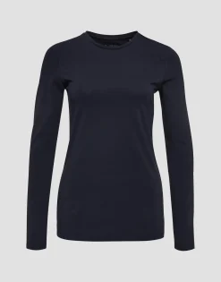 Damen OPUS Shirts^Basicshirt Smilla Blau Online Bestellen