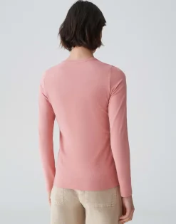 Damen OPUS Basics | Shirts^Basicshirt Smilla Rosé Online Bestellen