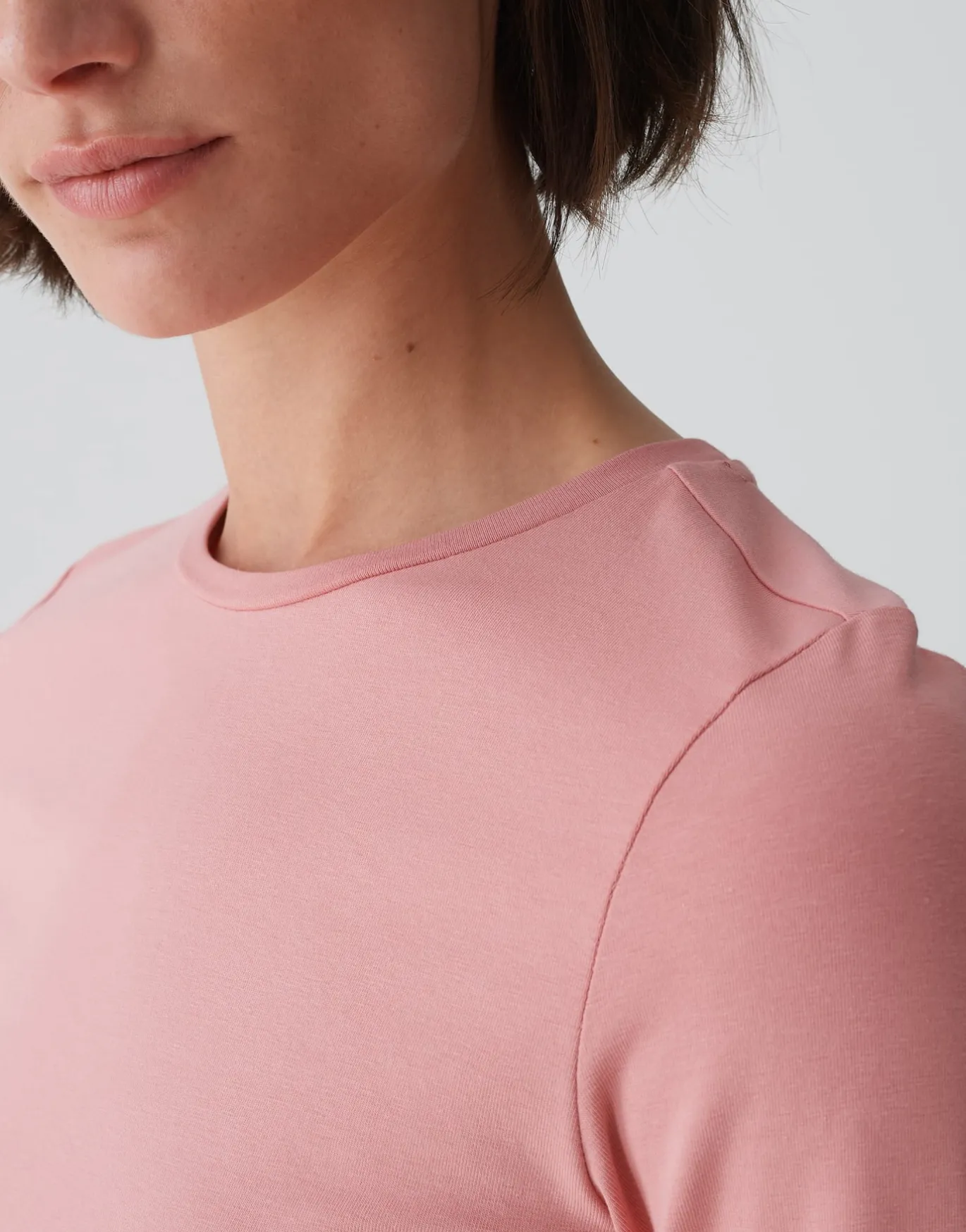 Damen OPUS Basics | Shirts^Basicshirt Smilla Rosé Online Bestellen