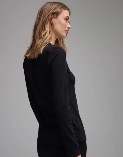 Damen OPUS Basics | Shirts^Basicshirt Smilla Schwarz Online Bestellen