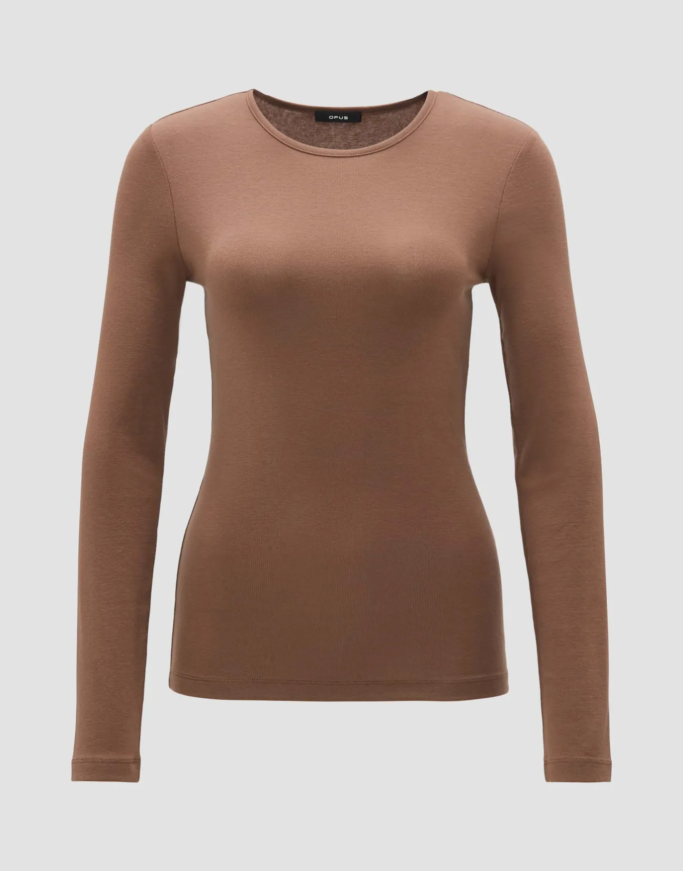 Damen OPUS Shirts^Basicshirt Sogeti Braun Online Bestellen