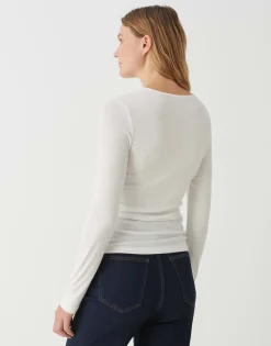 Damen OPUS Shirts^Basicshirt Sogeti Weiß Online Bestellen