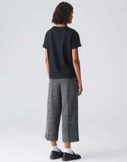 Damen OPUS Basics | Shirts^Basicshirt Sonzi Schwarz Online Bestellen