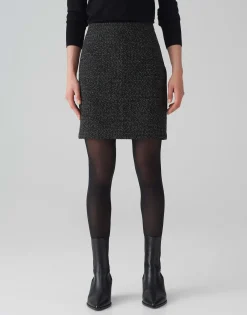 Damen OPUS Röcke^Bleistiftrock Ravenna Spotted Schwarz Online Bestellen