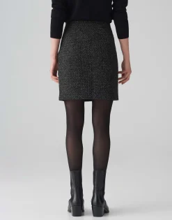 Damen OPUS Röcke^Bleistiftrock Ravenna Spotted Schwarz Online Bestellen