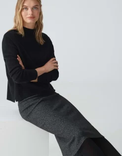 Damen OPUS Röcke^Bleistiftrock Rebo Schwarz Online Bestellen