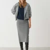 Damen OPUS Röcke^Bleistiftrock Rudila Grau Online Bestellen