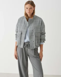 Damen OPUS Jacken / Mäntel^Blouson Hemma Grau Online Bestellen