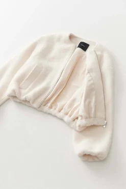 Damen OPUS Jacken / Mäntel | Blazer / Westen^Blouson Narisa Weiß Online Bestellen