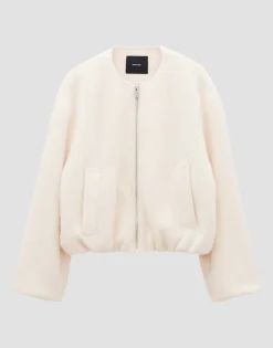 Damen OPUS Jacken / Mäntel | Blazer / Westen^Blouson Narisa Weiß Online Bestellen