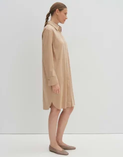 Damen OPUS Kleider^Blusenkleid Qirsta Beige Online Bestellen