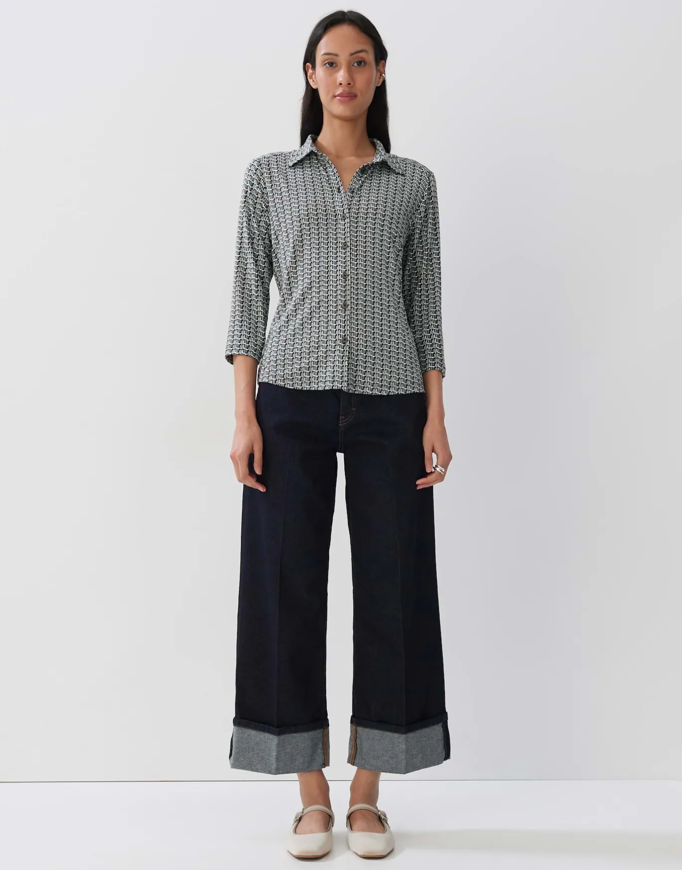 Damen OPUS Shirts | Blusen^Blusenshirt Kelly Pattern Grün Online Bestellen