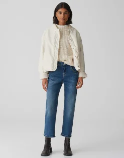 Damen OPUS Jeans^Boyfriend Jeans Lani Twist Blau Online Bestellen