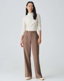 Damen OPUS Hosen^Bundfaltenhose Morina Braun Online Bestellen