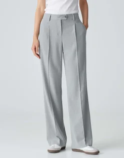 Damen OPUS Hosen^Bundfaltenhose Morina Grau Online Bestellen