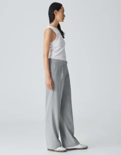 Damen OPUS Hosen^Bundfaltenhose Morina Grau Online Bestellen