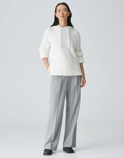 Damen OPUS Hosen^Bundfaltenhose Morina Grau Online Bestellen