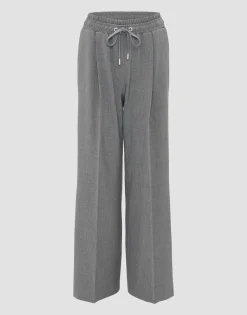 Damen OPUS Hosen^Bundfaltenhose Mutasi Grau Online Bestellen