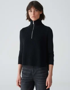 Damen OPUS Strick | Accessoires^Cape Abibo Cape Schwarz Online Bestellen