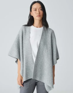 Damen OPUS Strick | Accessoires^Cape Ablanki Cape Grau Online Bestellen