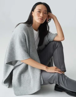 Damen OPUS Strick | Accessoires^Cape Ablanki Cape Grau Online Bestellen