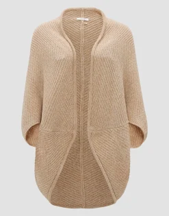 Damen OPUS Strick | Accessoires^Cape Amaryllis Waffle Beige Online Bestellen