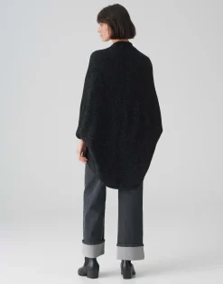 Damen OPUS Strick | Accessoires^Cape Amaryllis Waffle Grau Online Bestellen