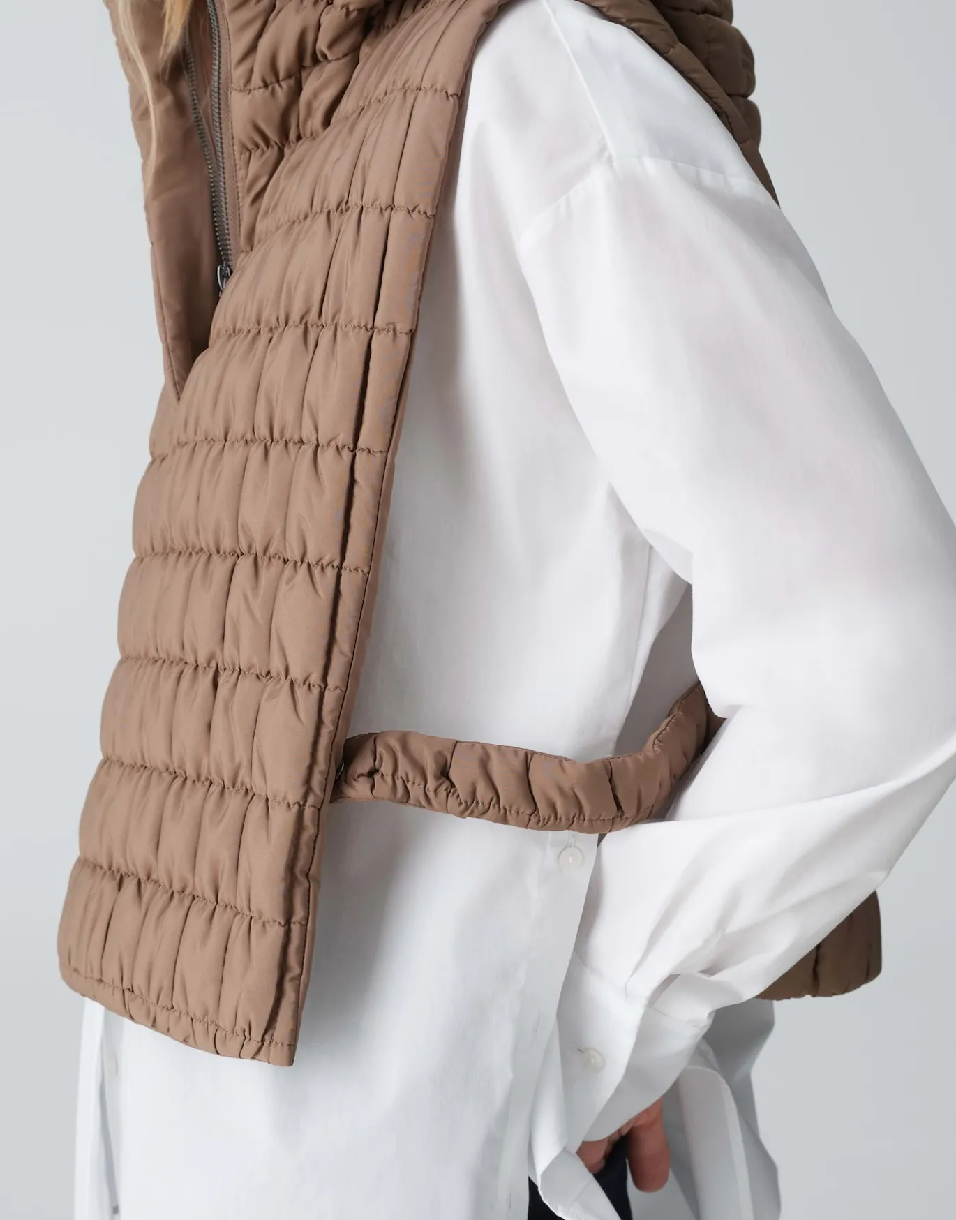 Damen OPUS Blazer / Westen | Accessoires^Cape Arauti Bubble Braun Online Bestellen