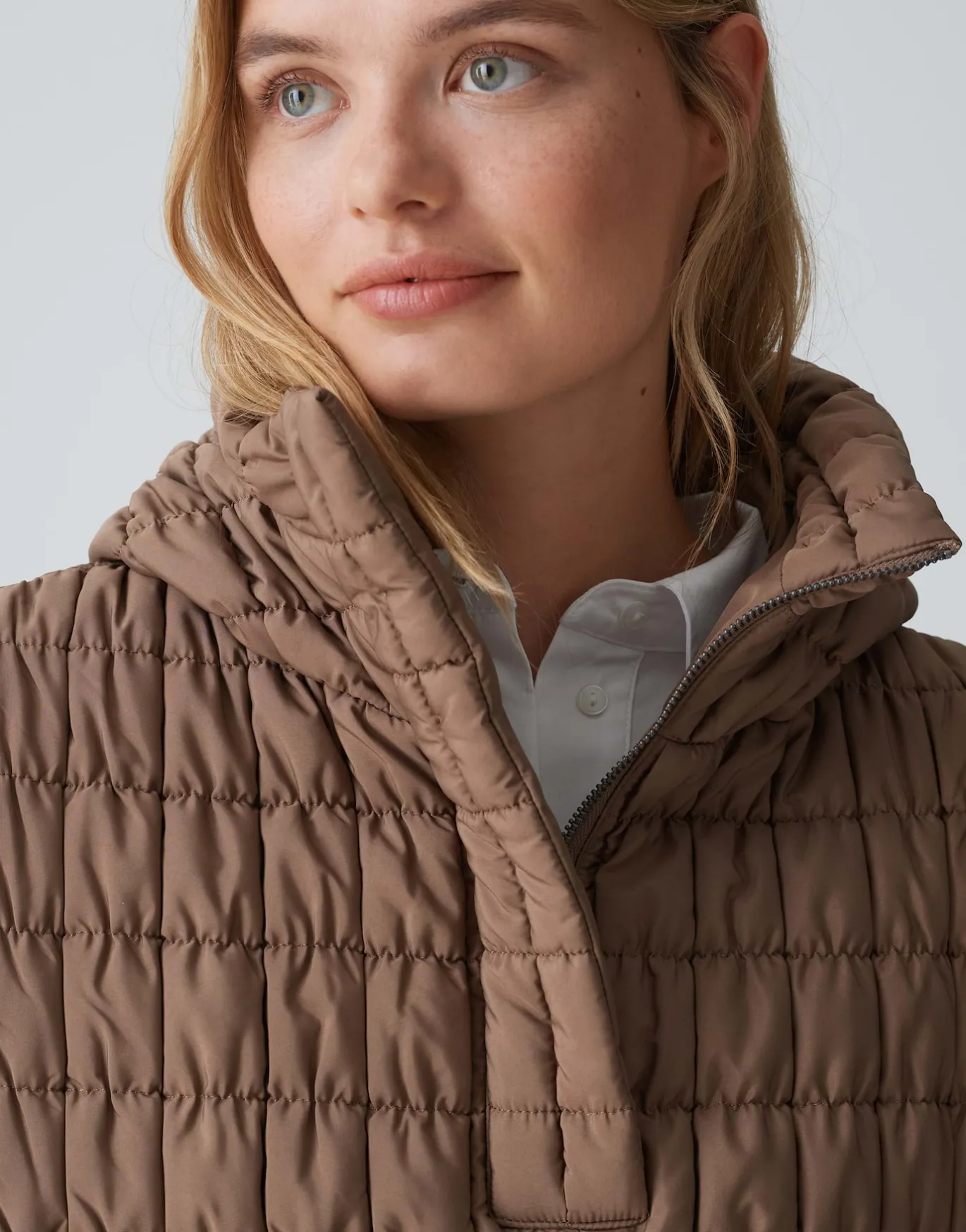 Damen OPUS Blazer / Westen | Accessoires^Cape Arauti Bubble Braun Online Bestellen
