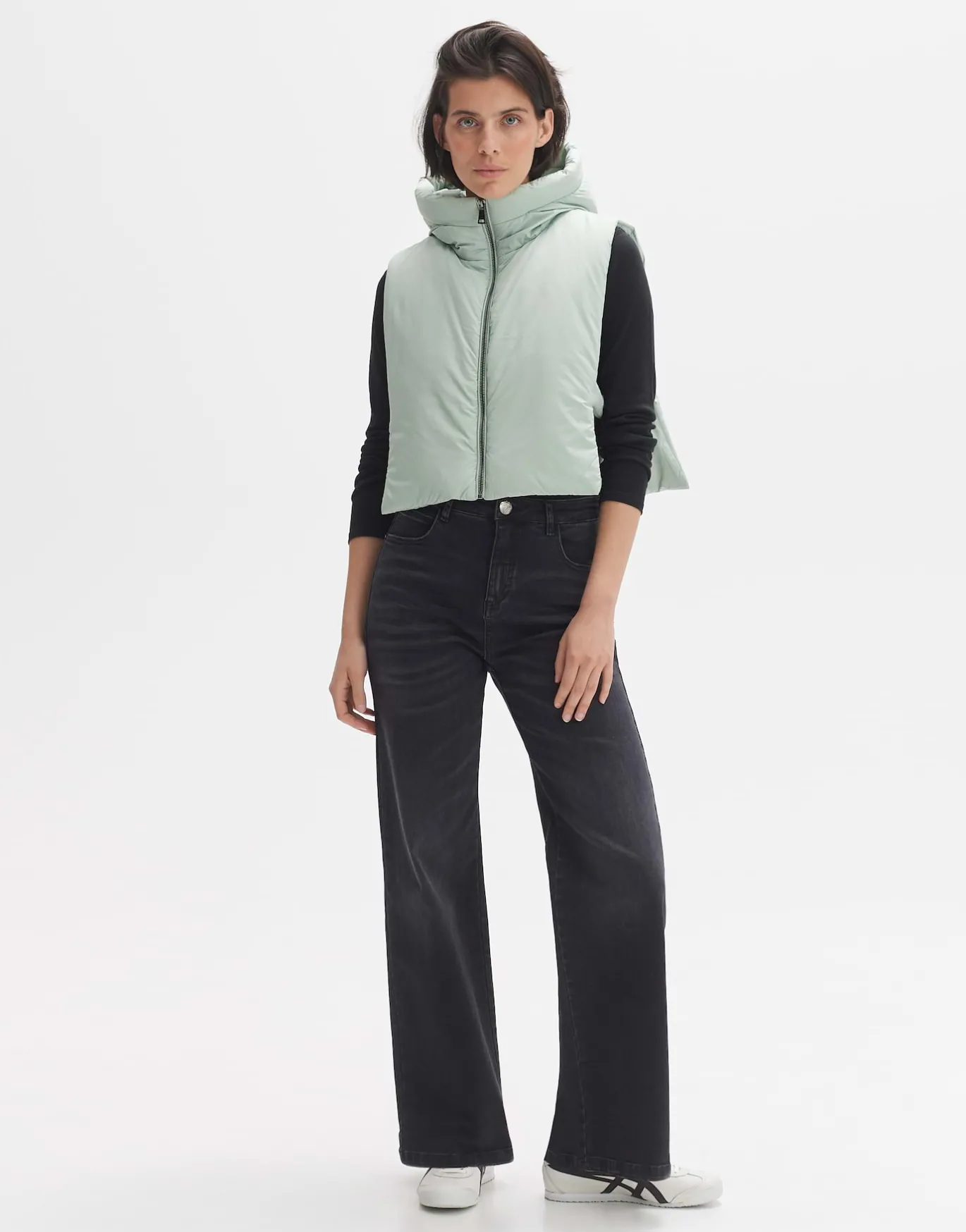 Damen OPUS Jacken / Mäntel | Blazer / Westen^Cape Arauti Cape Grün Online Bestellen