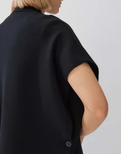 Damen OPUS Blazer / Westen | Accessoires^Cape Bolesi Cape Schwarz Online Bestellen