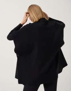 Damen OPUS Blazer / Westen | Accessoires^Cape Bolesi Cape Schwarz Online Bestellen