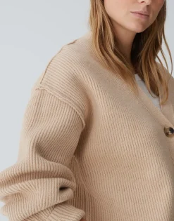 Damen OPUS Strick^Cardigan Dautuma Beige Online Bestellen