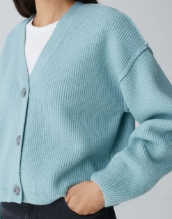 Damen OPUS Strick^Cardigan Dautuma Blau Online Bestellen