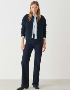 Damen OPUS Strick^Cardigan Domba Blau Online Bestellen