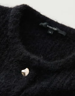 Damen OPUS Strick^Cardigan Tinara Detail Schwarz Online Bestellen