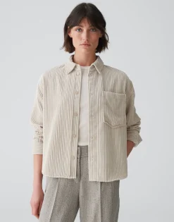 Damen OPUS Blusen^Cordbluse Fanki Beige Online Bestellen