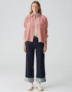 Damen OPUS Blusen^Cordbluse Fanki Rosé Online Bestellen