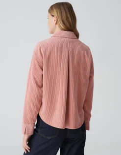Damen OPUS Blusen^Cordbluse Fanki Rosé Online Bestellen