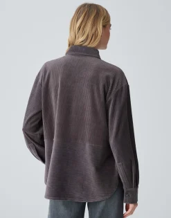 Damen OPUS Blusen^Cordbluse Flevo Grau Online Bestellen