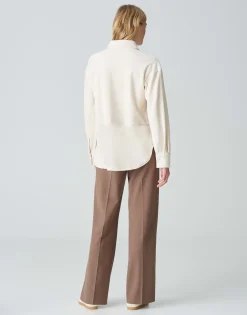 Damen OPUS Blusen^Cordbluse Flevo Weiß Online Bestellen