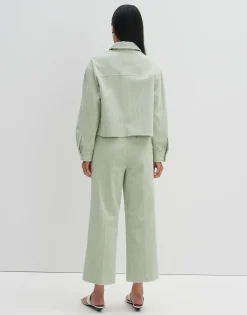 Damen OPUS Blusen^Cordbluse Zohanna Grün Online Bestellen