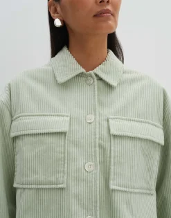 Damen OPUS Blusen^Cordbluse Zohanna Grün Online Bestellen