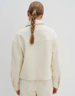 Damen OPUS Blusen^Cordbluse Zohanna Weiß Online Bestellen