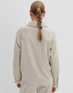 Damen OPUS Blusen^Cordbluse Zortney Detail Beige Online Bestellen